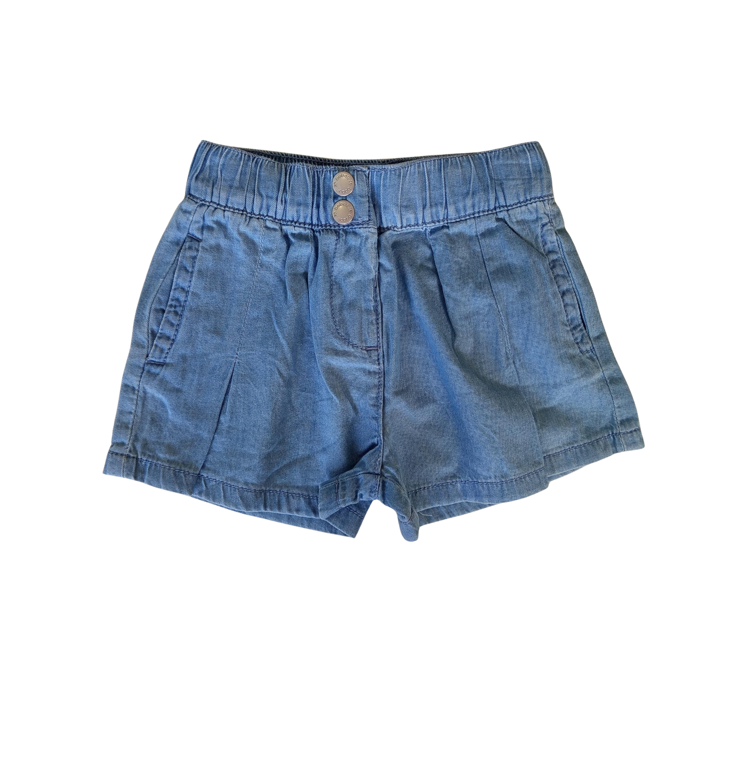 Gonna-pantaloncino denim bleach Boboli