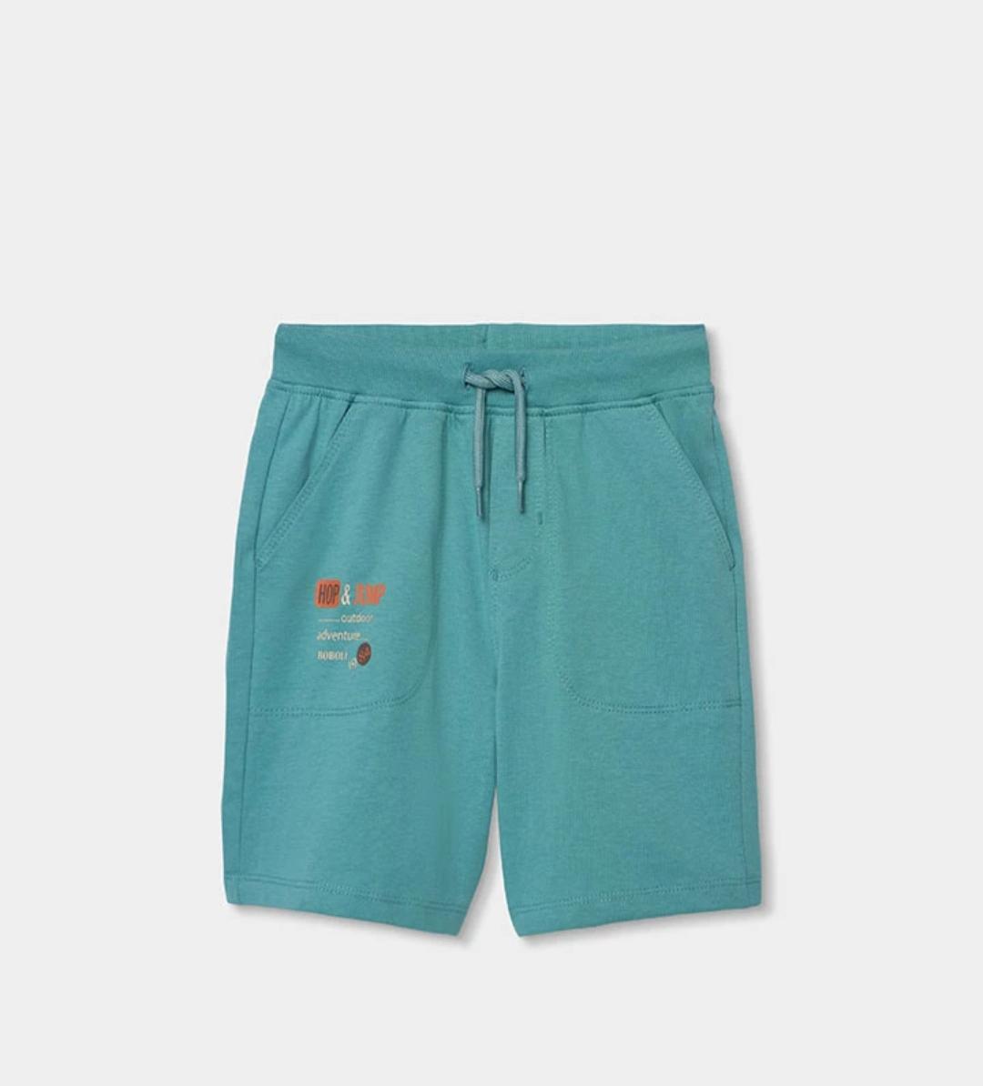 Bermuda cotone colore verde acqua