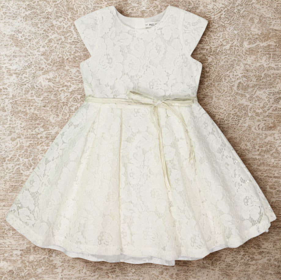 Abito elegante con rose ricamate Melby