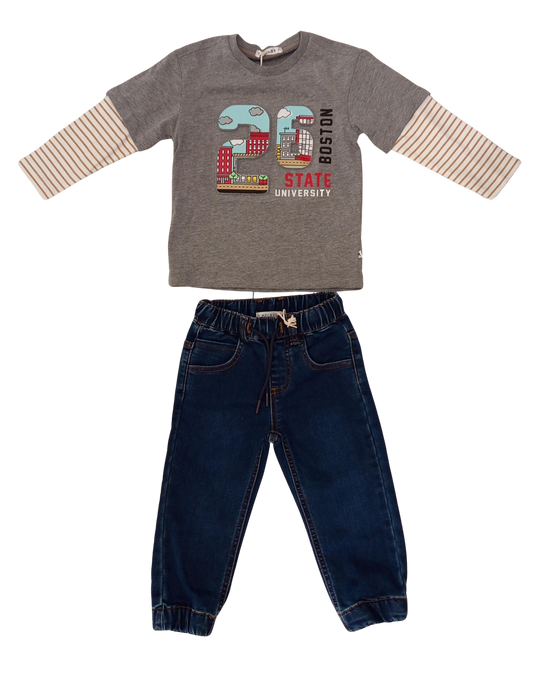 Completo maglia e pantaloni Melby