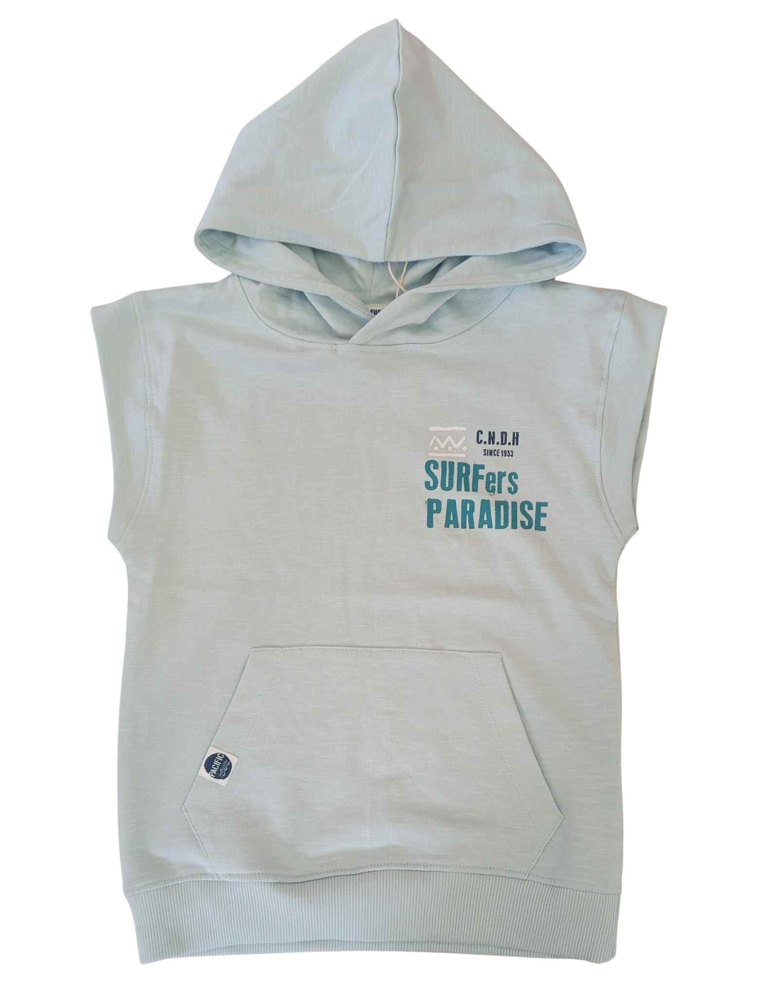 maglia smanicata con cappuccio canada house