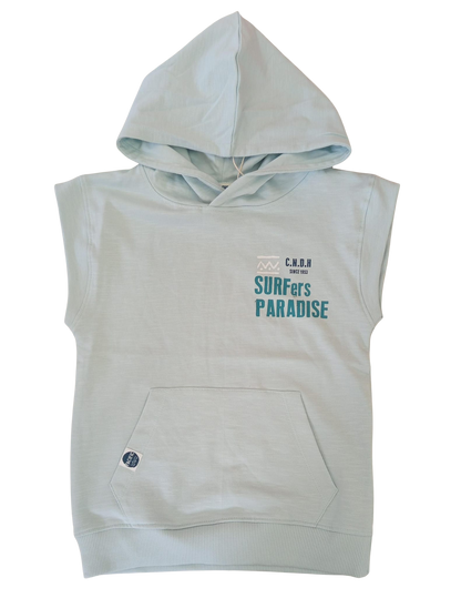 maglia smanicata con cappuccio canada house