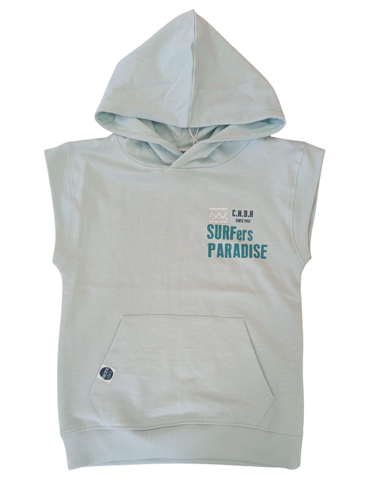 maglia smanicata con cappuccio canada house