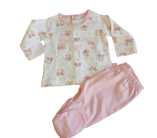 set maglia piu ghettine new born Yatsi