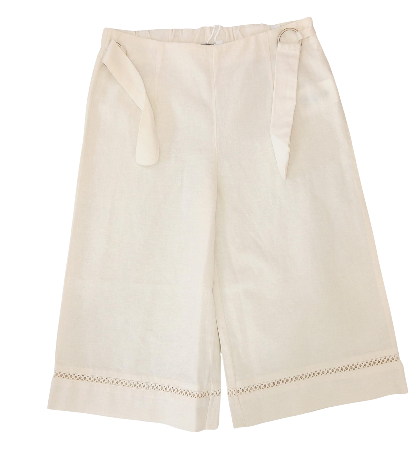 Pantaloni a zampa in lino Canada house