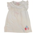 Maglietta bambina cotone bianca Boboli