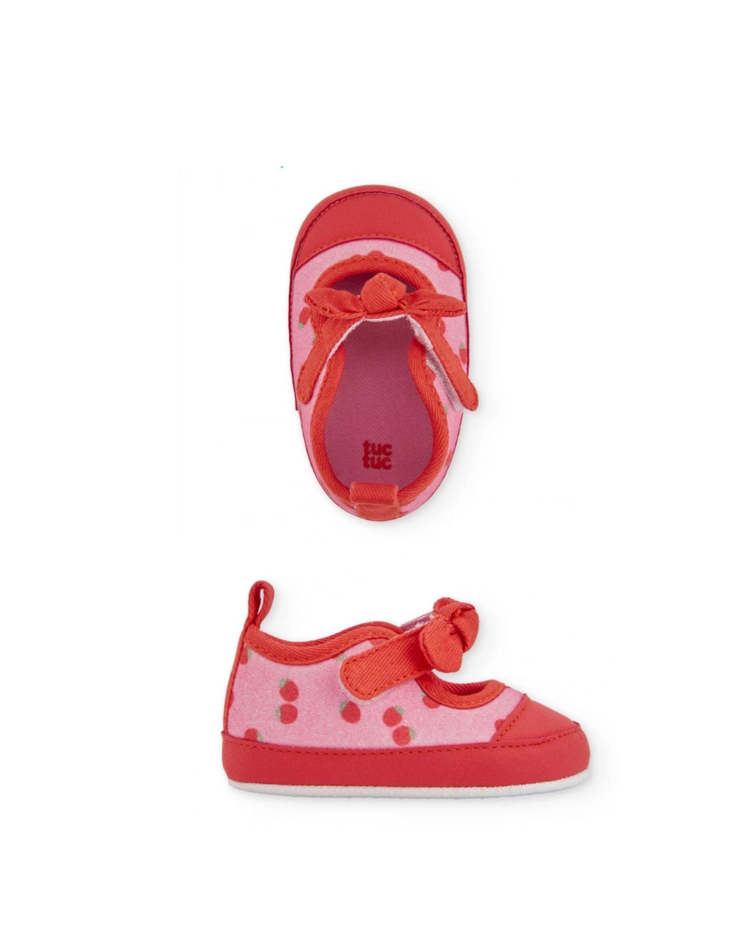 Scarpine in maglia per neonato con cinturino regolabile Tuc Tuc