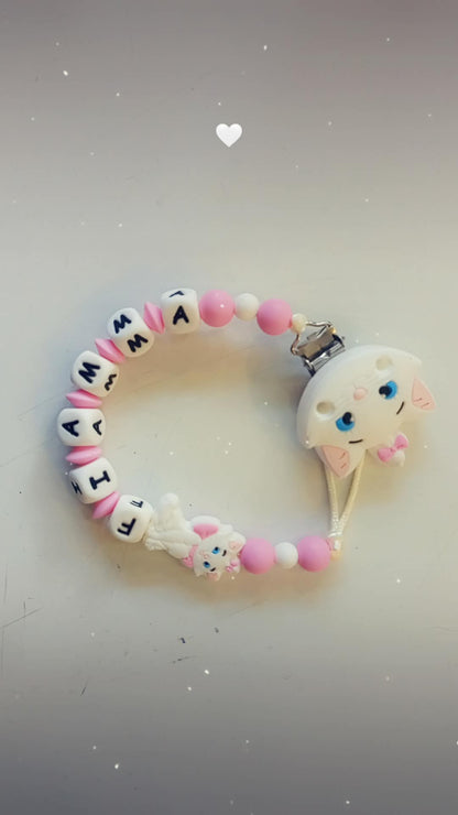 Catenella portaciuccio in silicone alimentare