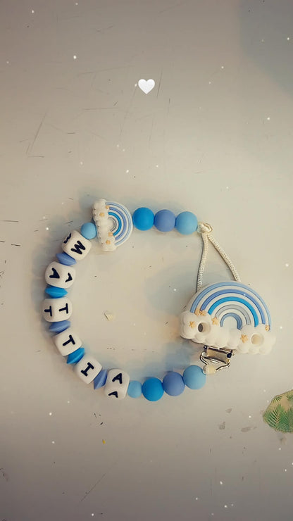 Catenella portaciuccio in silicone alimentare