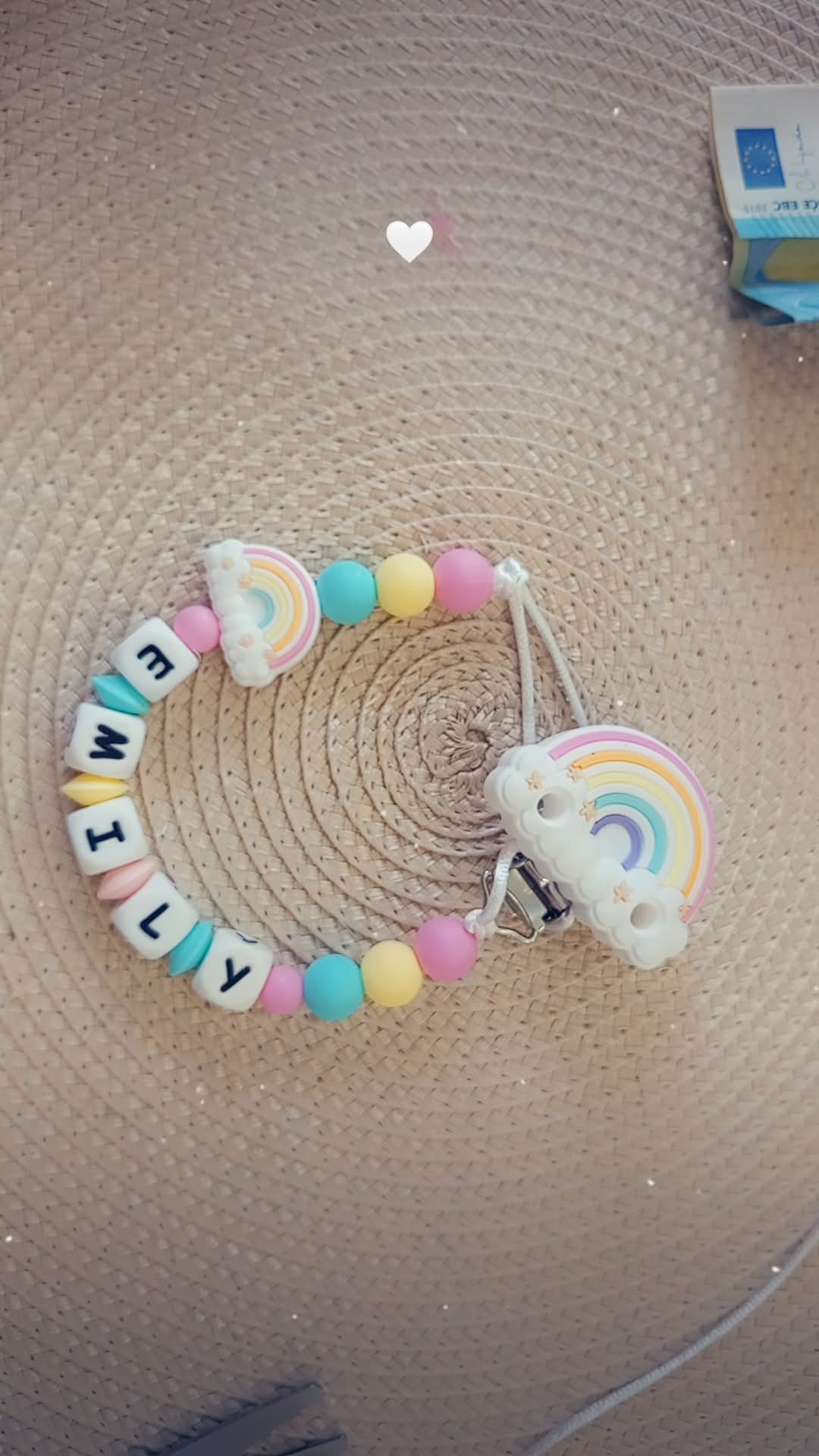 Catenella portaciuccio in silicone alimentare