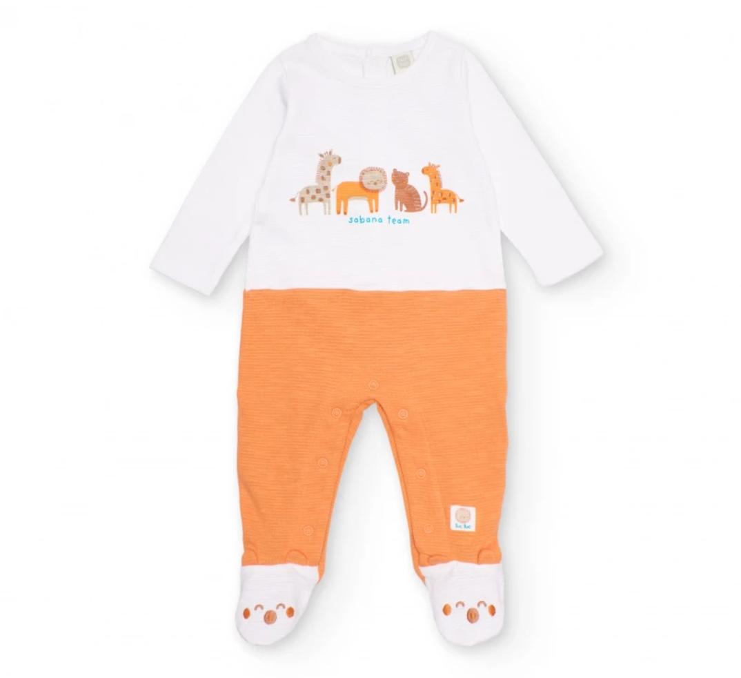 Pagliaccetto in maglia per neonato con chiusure posteriori Tuc Tuc