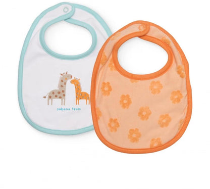 Pack di bavaglini in maglia per neonato con chiusura a pressione Tuc Tuc