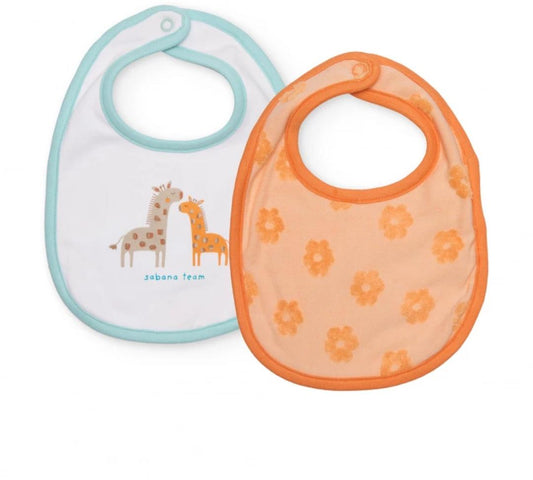 Pack di bavaglini in maglia per neonato con chiusura a pressione Tuc Tuc