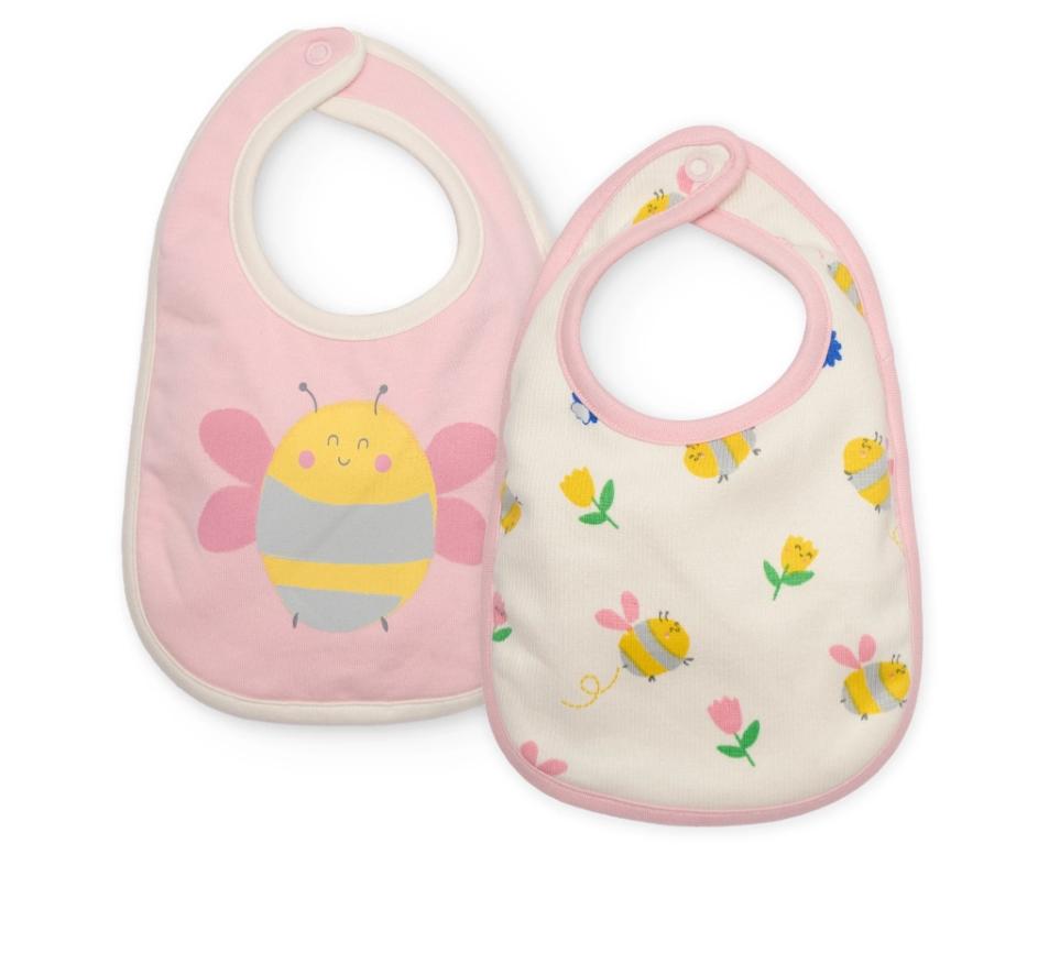 Pack di bavaglini in maglia per neonato con chiusura a pressione Tuc Tuc