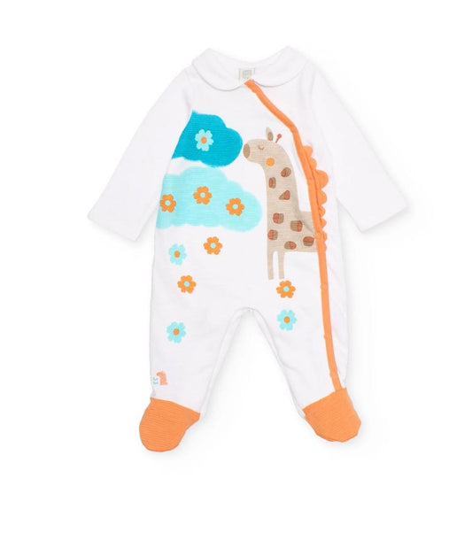 Pagliaccetto in maglia per neonato con chiusura laterale Tuc Tuc