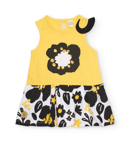 Vestito in maglia da bambina con dettaglio sulla spalla Tuc Tuc
