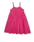 Vestito da bambina tinta unita con un grande fiocco NATH by Tuc Tuc
