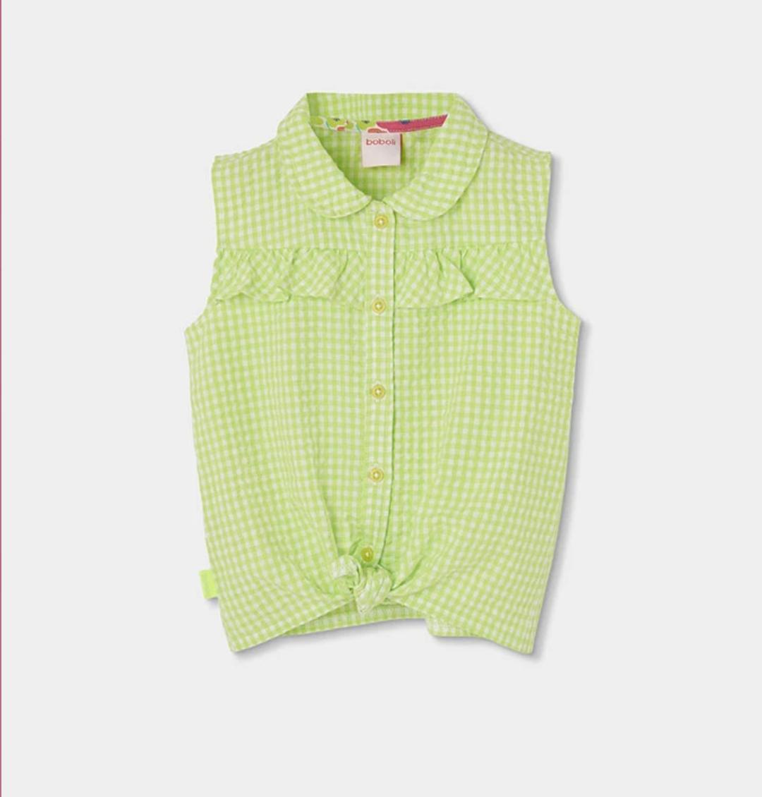 camicia con nodo Boboli