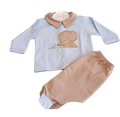 Set maglia e ghettine new born Hophoplà