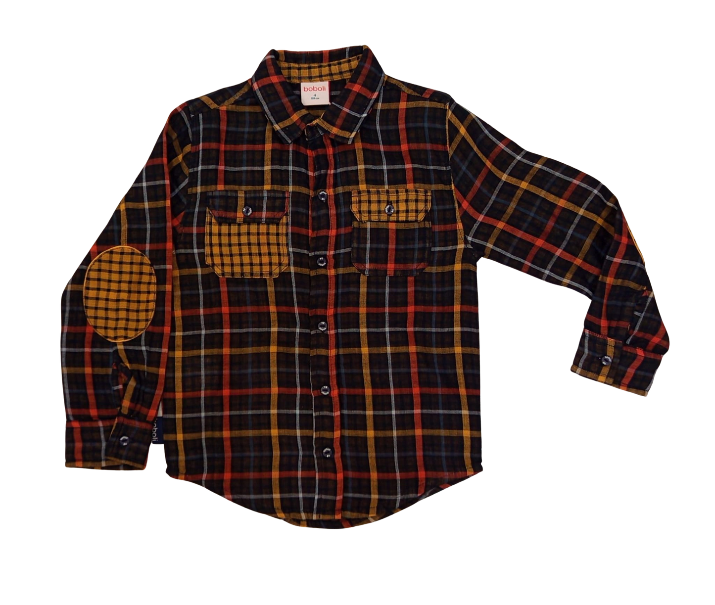 camicia a quadri boboli