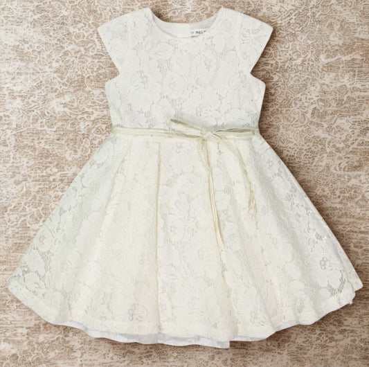 Abito elegante con rose ricamate Melby