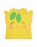 Completo da bambina in maglia con spalle scoperte Tuc Tuc