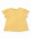 Completo in maglia per neonato con ricamo floreale