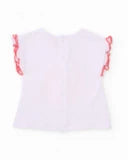 Completo in maglia per neonato con volant sul retro