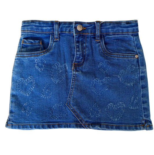 denim skirt street monkey